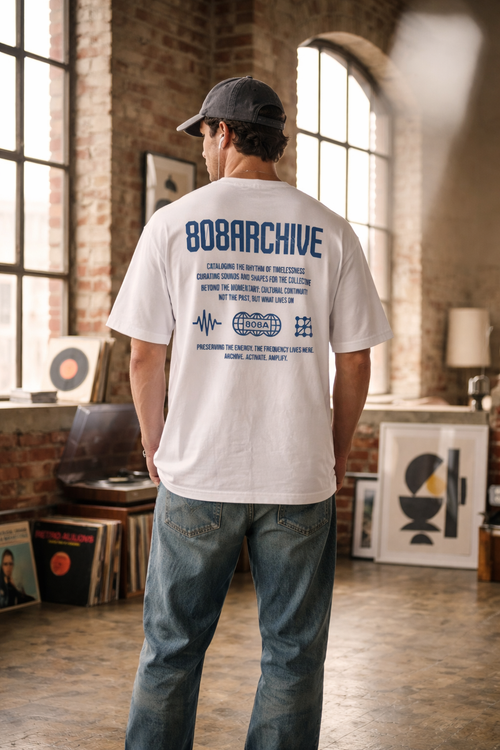 "Archive Life" Heavyweight Oversized Tee