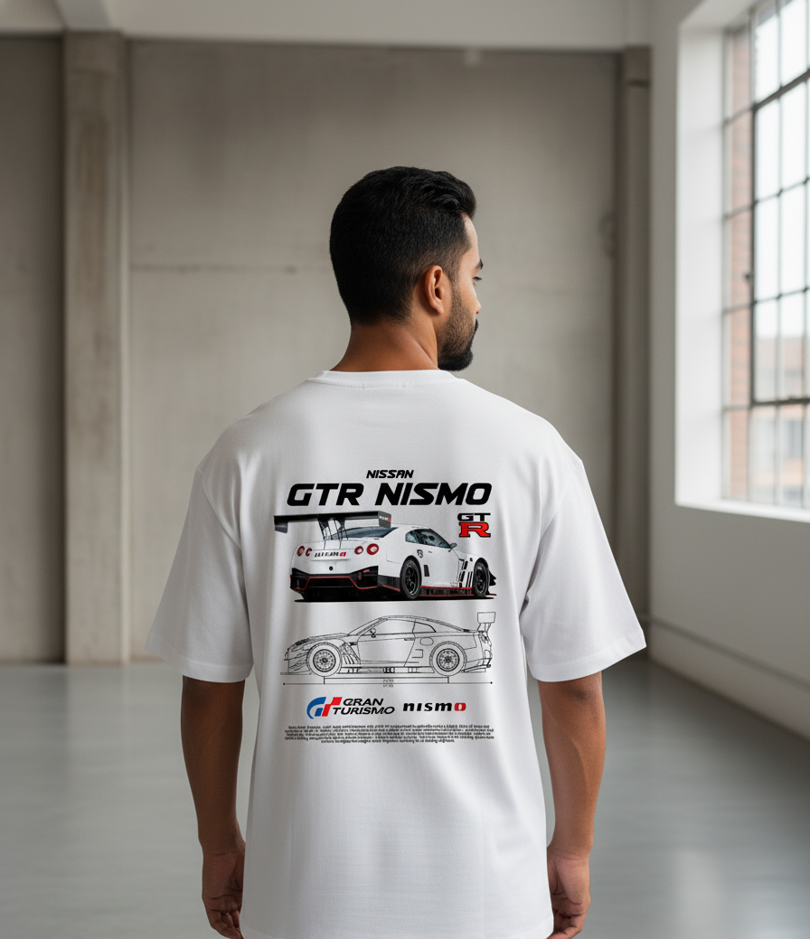 Nissan GTR Nismo Blueprint Oversized Tee