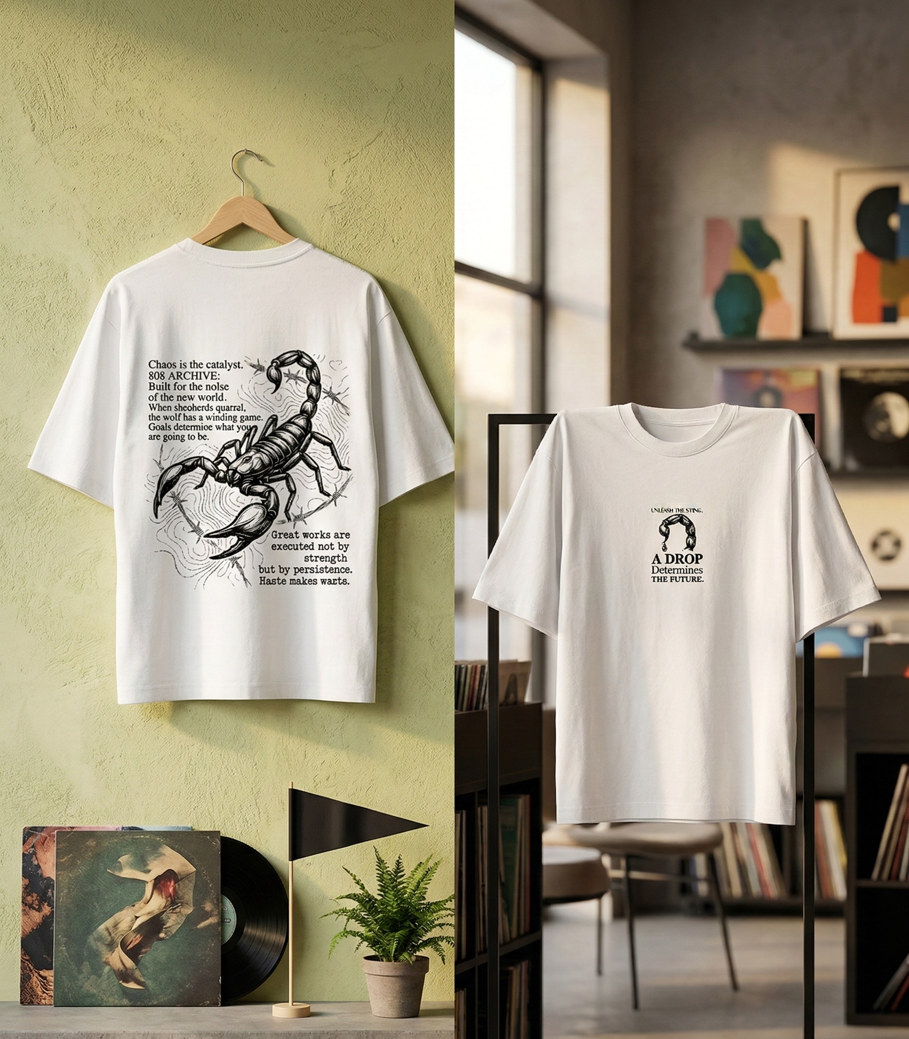 "Catalyst Scorpion" Heavyweight Oversized Tee